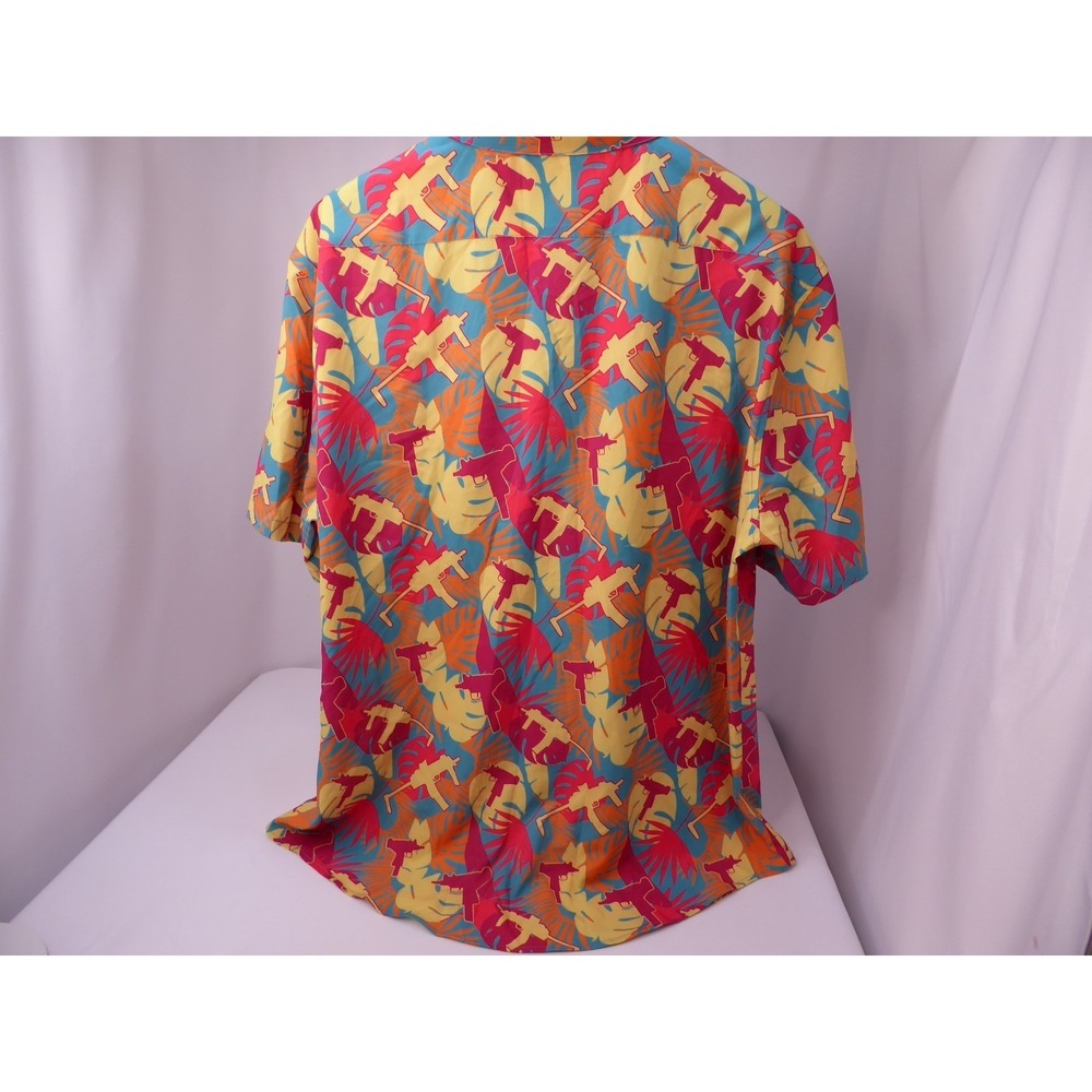 Savage Tacticians Hawaiian Spray and Pray Button Shirt 3XL - Picture 4 of 5